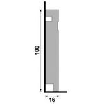 RODAPÉ 3457 PRETO 100X16 2.40M 