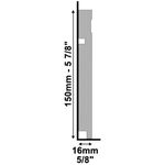 RODAPÉ 3480 PRETO 150X16 2.40M 