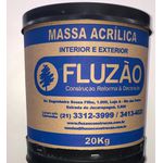 MASSA ACRÍLICA FLUZÃO BRANCA 20kg