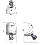 CHUVEIRO DUCHA RELAX BRANCO 220V/5500W LORENZETTI 