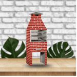 CHURRASQUEIRA BABY TIJOLINHO VERMELHA 