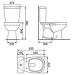 BACIA COM CAIXA ACOPLADA DUAL FLUSH ONE BRANCO LORENZETTI