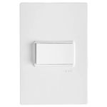 INTERRUPTOR SIMPLES HORIZONTAL 10A/250V 4X2 VIVAZ ILUMI