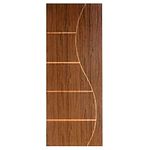 PORTA CT01 FRISADA HDF SUCUPIRA 210X70CM