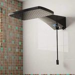 CHUVEIRO ELETRÔNICO PRETO DIGITAL POLO PLUS 5500W 127V - LORENZETTI