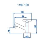 TORNEIRA DE MESA 1196 C180