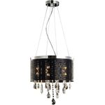 LUSTRE DUQUESA COROA PRETO FOSCO 5XG9 AVANT