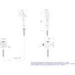 DUCHA HIGIÉNICA COM REGISTRO E DERIVAÇÃO C/ GATILHO DOCOL CITY CROMADO