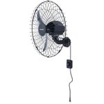 VENTILADOR OSCILANTE DE PAREDE 60CM PRETO 127V PREMIUM VENTISOL