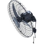 VENTILADOR OSCILANTE DE PAREDE 60CM PRETO 127V PREMIUM VENTISOL