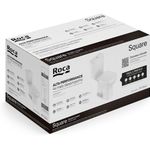 ROCA KIT VASO SANITÁRIO COM CAIXA ACOPLADA E ASSENTO SOFT CLOSE SQUARE