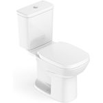 ROCA KIT VASO SANITÁRIO COM CAIXA ACOPLADA E ASSENTO SOFT CLOSE SQUARE