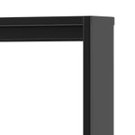 Janela Slim Preta de 2 Folhas com Vidro Liso 100x120cm Líder