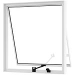 JANELA MAXIM-AR BRANCA DE VIDRO LISO 40X40CM LÍDER