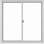 Janela Slim Branca de 2 Folhas Com Vidro Liso 100x100cm Líder