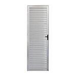 PORTA 210X60 1 FOLHA VENEZIANA TOTAL ALUMINIO DIREITA 