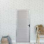 PORTA 210X60 1 FOLHA VENEZIANA TOTAL ALUMINIO DIREITA 