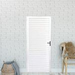 PORTA 210X60 1 FOLHA VENEZIANA TOTAL BRANCA ESQUERDA 