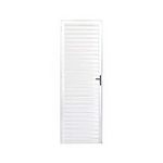 PORTA 210X80 1 FOLHA VENEZIANA TOTAL BRANCA DIREITA