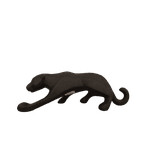 ESCULTURA PANTERA PRETO FOSCO (P)