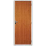 KIT PORTA PRONTA MGM AÇOMAD MOGNO 215X65CM DIREITA