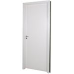 KIT PORTA PRONTA REGULAVEL MGM 215X84CM BRANCA DIREITA 