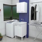 ARMARIO AEREO MAX 60 BRANCO MONTADO