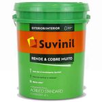TINTA SUVINIL RENDE E COBRE MUITO BRANCO FOSCO BALDE 20 LITROS