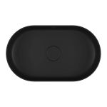 CUBA OVAL DE APOIO 50CM EBANO FOSCO DECA