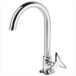 TORNEIRA DE MESA PARA COZINHA NOVA GYRO CROMADO