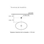 TORNEIRA LAVATORIO MESA NOVA GYRO 1193 CROMADA FABRIMAR