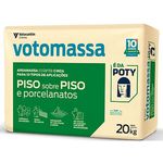 ARGAMASSA PISO SOBRE PISO PORCELANATO INTERNA CINZA 20KG VOTORANTIM