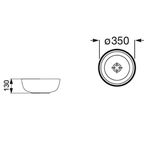 CUBA DE APOIO 350 OPTICA CR35 BRANCO ROCA