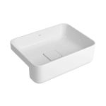 CUBA RETANGULAR DE SEMI-ENCAIXE 40CM BRANCO DECA