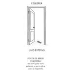 PORTAO DE FERRO ESTRELA CHAPEADO ESQUERDA 180X80CM