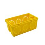CAIXA DE LUZ 4 X 2 AMARELA ELETRODUTO FLEX - AMANCO