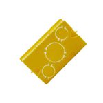 CAIXA DE LUZ 4 X 2 AMARELA ELETRODUTO FLEX - AMANCO