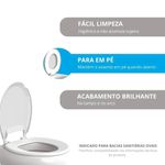 ASSENTO SANITÁRIO BRANCO TPG ASTRA