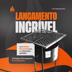 CHURRASQUEIRA RUBI COM GRELHA REMOVÍVEL QUEIROZ