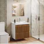 KIT ARGO 66 COM BANCADA E ESPELHO FREIJO