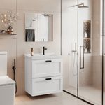 KIT NIVUS 66 COM BANCADA E ESPELHO BRANCO + UMA TORNEIRA GRÁTIS