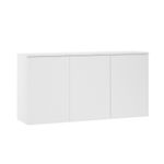 ARMÁRIO DORA 120CM 3 PORTAS BRANCO SUPREMO 
