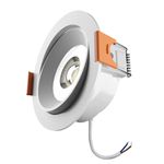 SPOT DE EMBUTIR EASY LED 5W REDONDO COM LED DE LUZ BRANCA BIVOLT - BRONZEARTE