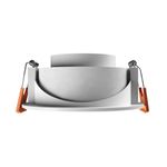 SPOT DE EMBUTIR EASY LED 5W REDONDO COM LED DE LUZ BRANCA BIVOLT - BRONZEARTE