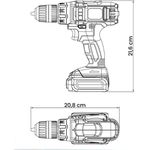 PARAFUSADEIRA/FURADEIRA A BATERIA 12V TRAMONTINA 
