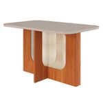 MESA LOUISE 1,30 CINAMOMO/OFFWHITE