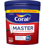 TINTA CORAL MASTER BRANCO 20 LITROS BALDE