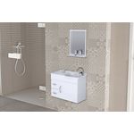 KIT ARMÁRIO SIENA SUSPENSO 55cm BRANCO