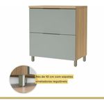 BALCÃO MARQUESA COM 1 PORTA BASCULANTE E 1 GAVETA NATURE VERDE NESHER 