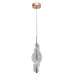 PENDENTE LED 7W 3X1 13CM DOURADO NITROLUX.